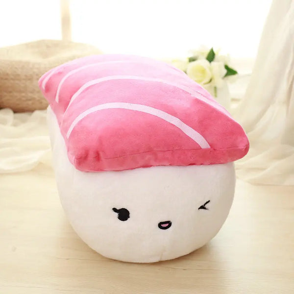 Stuffed Tuna Sushi Pillow – A Cozy Slice of Japan for Your Heart and Home