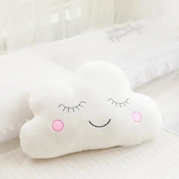 New Stuffed Cloud Moon Star Raindrop Plush Pillow – Where Dreams Begin