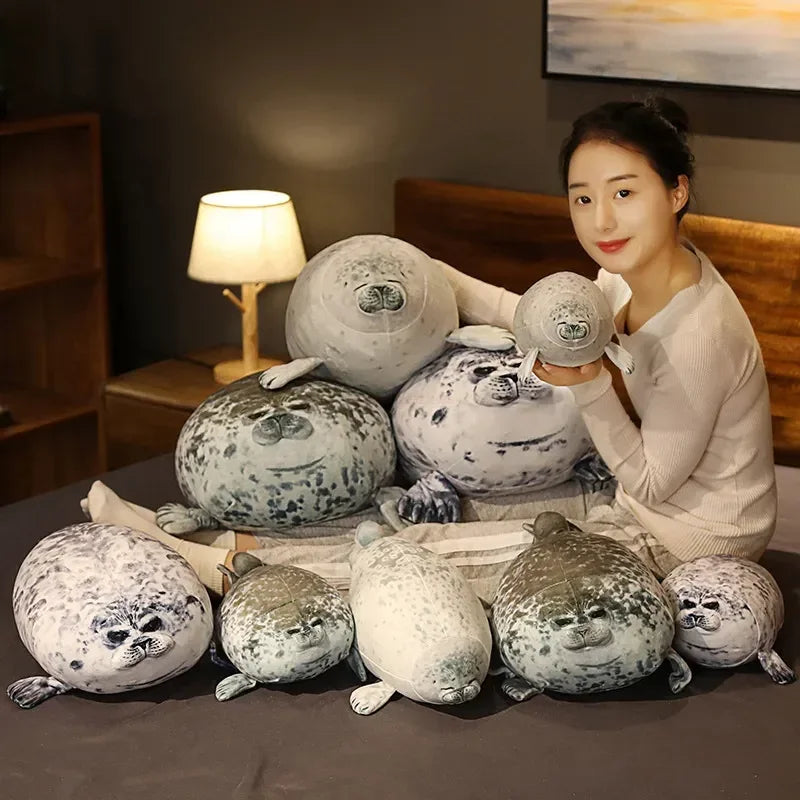 Seal Plush Toy – A Hugable, Chunky Sea Friend Just for You
