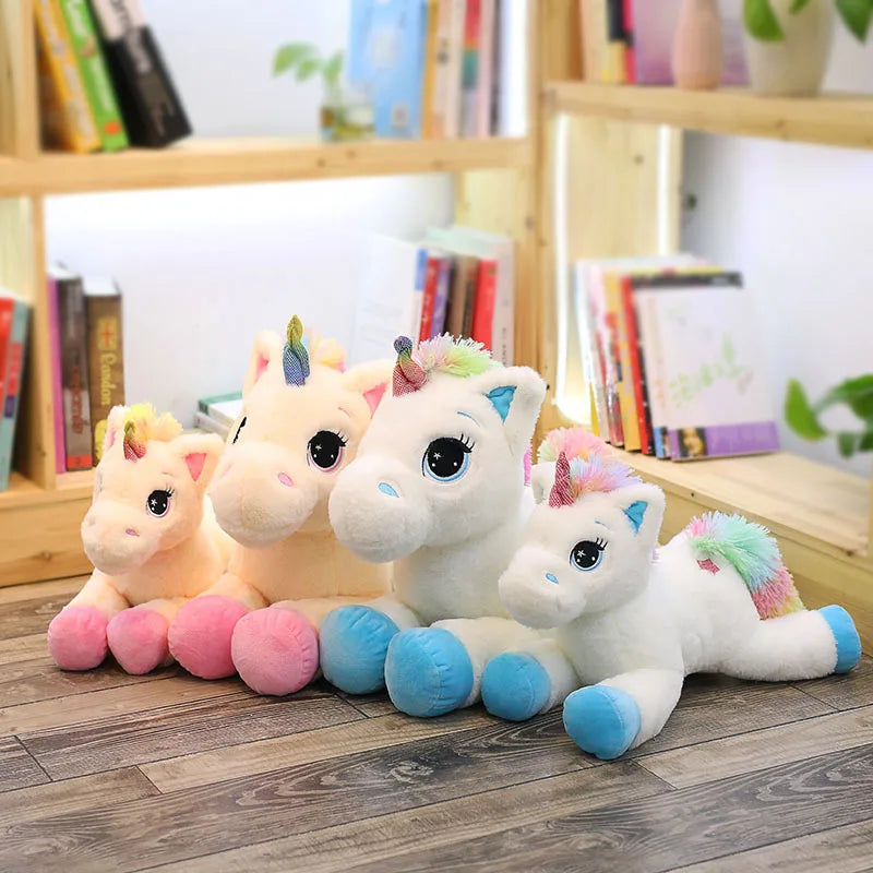Giant Rainbow Unicorn Plush Toy Cartoon Cute Stuffed Animal Unicorn Doll