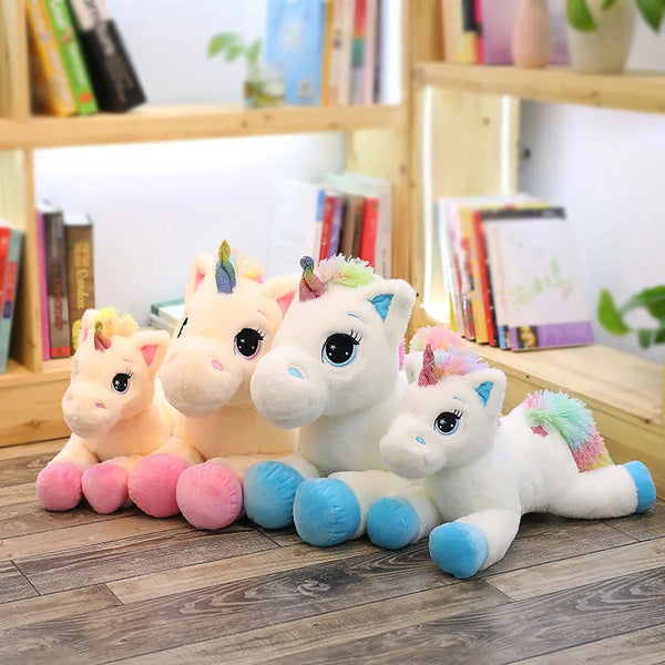 Giant Rainbow Unicorn Plush Toy Cartoon Cute Stuffed Animal Unicorn Doll
