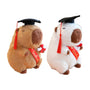 Capibara de peluche de juguete, capibara de peluche, regalo de graduación, vestido elegante, juguete de peluche para fiesta