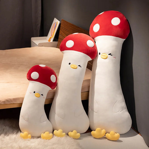 Long Giant Soft Stuffed Plants Vegetables Mushroom Eggplant Broccoli Carrot Chicken Cosplay Toys