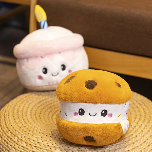 Stuffed Cake Plushie Strawberry Fruit Muffin Shape Plush
