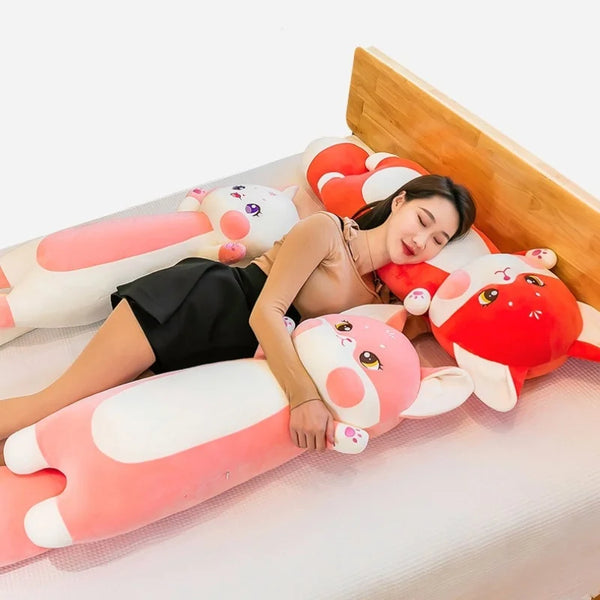 Long Pillow Cute Fox Doll – Cozy Nights, Cuter Dreams