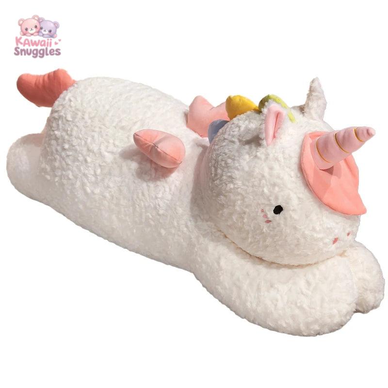 Kawaii Giant Unicorn Plush Toy – A Magical Hug of Joy