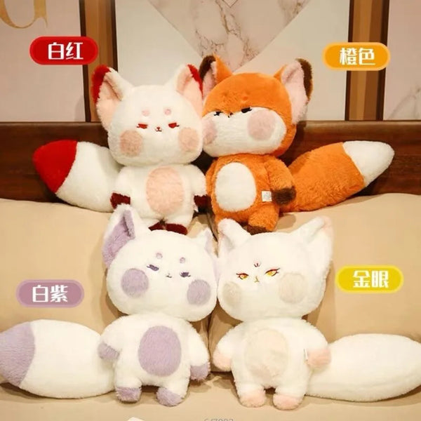 Big Tail Fox Plush Doll – Kawaii Dudu Fox Pillow for Girls and Gifts