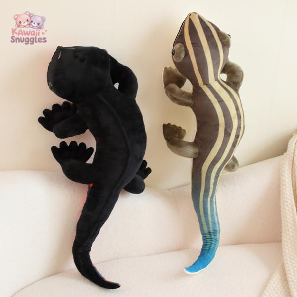 Realistic Lizard & Chameleon Plush Toys – Soft Reptile Stuffed Pillow