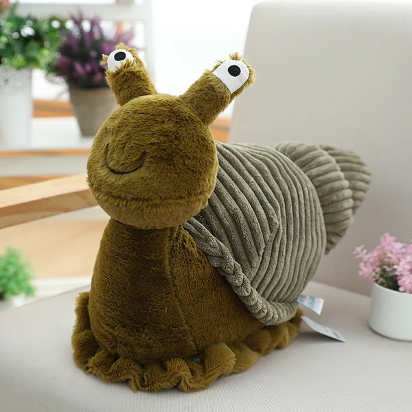Cute Plush Snail Toy Stuffed Lifelike Insect Soft Kids Toys