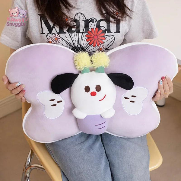 Butterfly Doggo: Adorable Dog Butterfly Plush!