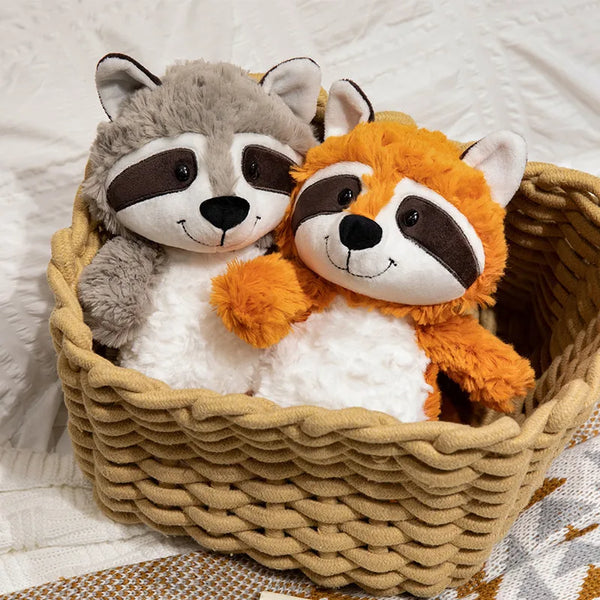 Cute Three Colours Raccoon Plush Toys Simulation Northern Raccoon