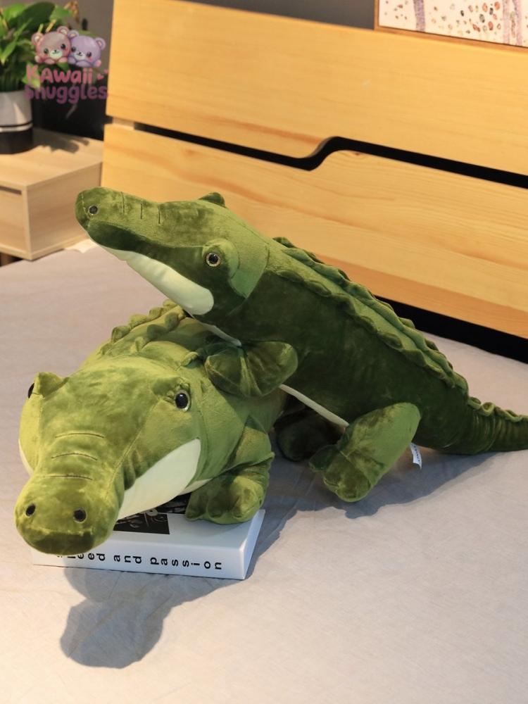 Simulation Large Soft Crocodile Plush Toy – Giant Alligator Pillow