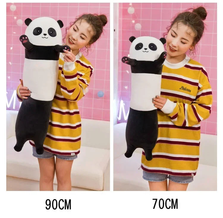 New Children's Long Pillow Panda Doll Plush Toy Big Koala Animal Doll Living Room Ornaments