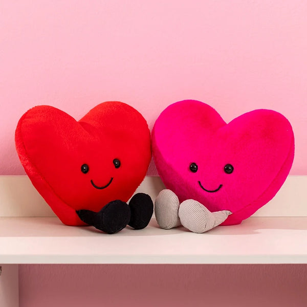 Fluffy Heart Plush Pillow: A Hug in the Shape of Love