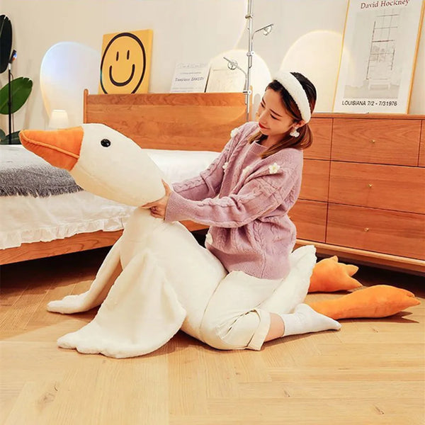 Long Stuffed Goose Toy A Quirky Companion That Brings Endless Cuddles and Charm