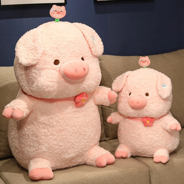 Cute Fat Pink Pig Plush – Kawaii Stuffed Animal Pig Plushie for Girls & Gift Giving