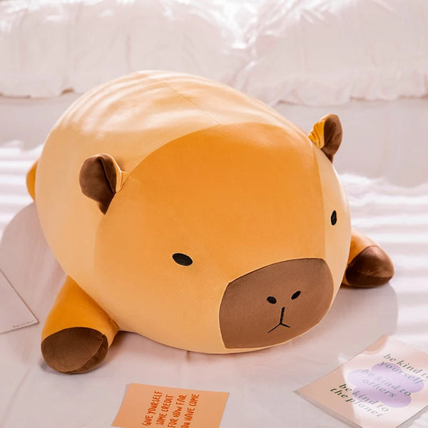 Fatty Long Capybara Plush Pillow Kawaii Bolster Toy