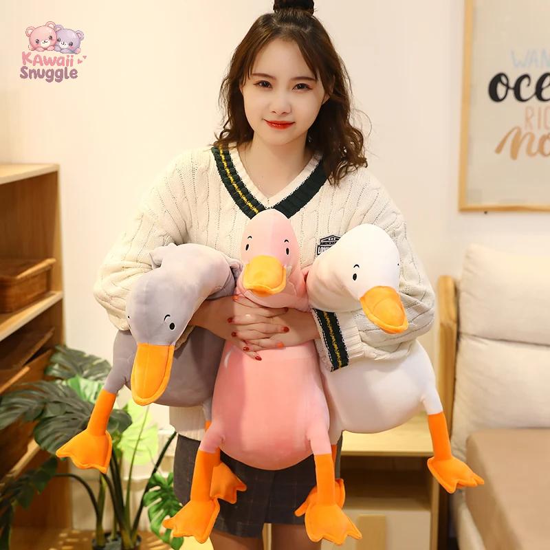 Cute Swan Cotton Goose Plush – A Cozy Nordic Charm!