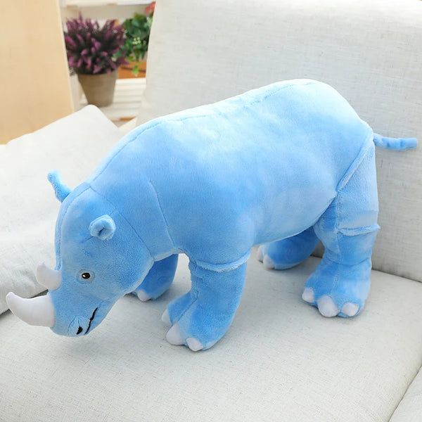 Big Lifelike Rhinoceros Plush Toy Pillow