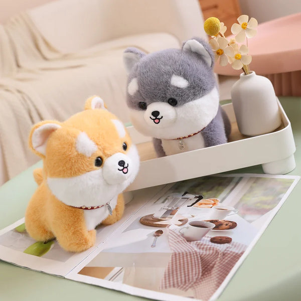 Cute Fluffy Shiba Dog Plush Toy – The Perfect Cuddly Companion