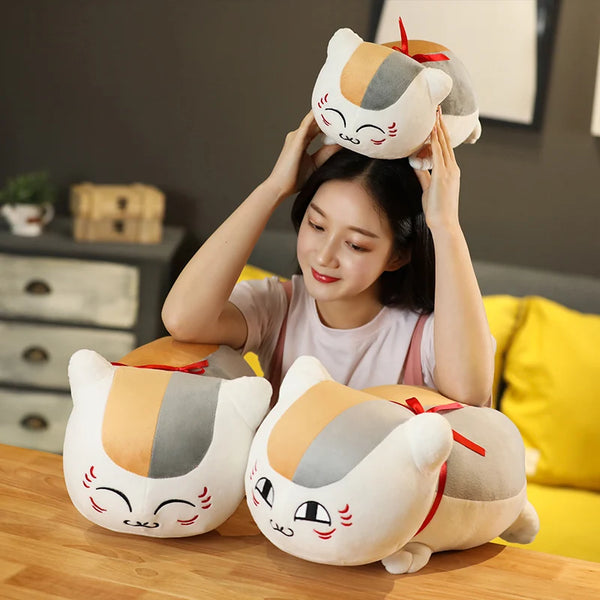 Japan Anime Character Madara Natsume Cat Stuffed Animal Cartoon Plush Toy Pillow