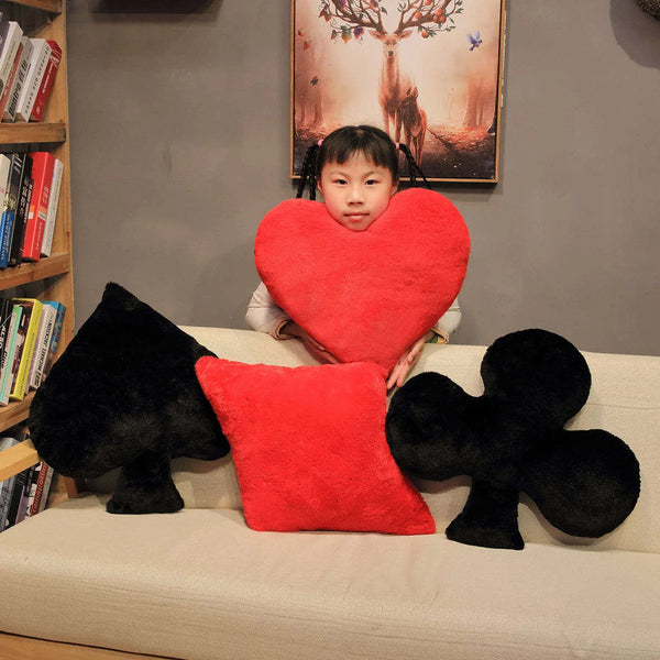 Poker Cards Plush Pillows – Where Softness Meets Strategy