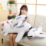 Simulation Funny Airplane Plush Toy – Soar into Cuddly Comfort!