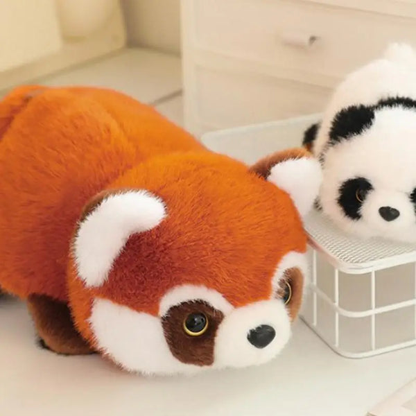 Double Sided Plush Cute Panda – Reversible Red Panda Stuffed Animal for Kids & Home Decor