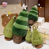 New Cartoon Christmas Series Plush Doll: Holiday Cheer for Your Home Kawaii Snuggle