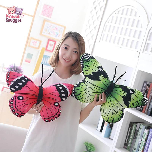 Soft Butterfly Plush Pillow – A Cozy Touch of Elegance Kawaii Snuggle