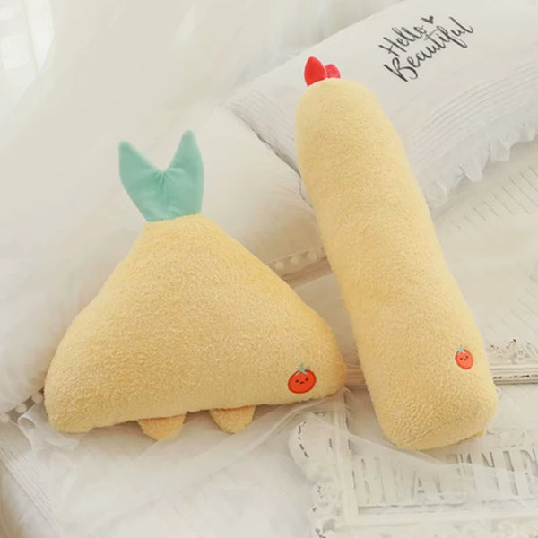 Cute Sumikko Gurashi Plush Toy Pendant Shrimp Long Body Tempura Pillow