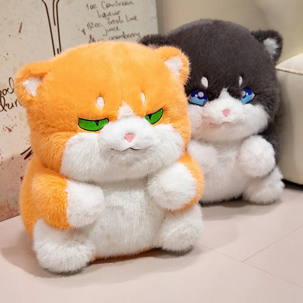 Creative Plush Round Fat Cat Plush Toys Cat Kawaii Animal Pillow Dolls Stuffed Toy