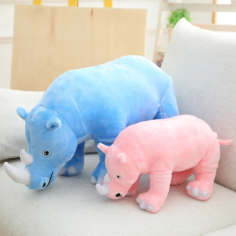 Big Lifelike Rhinoceros Plush Toy Pillow