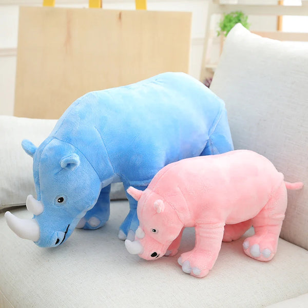 Big Lifelike Rhinoceros Plush Toy Pillow