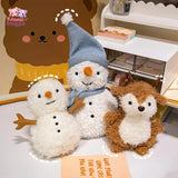 New Cartoon Christmas Series Plush Doll: Holiday Cheer for Your Home Kawaii Snuggle