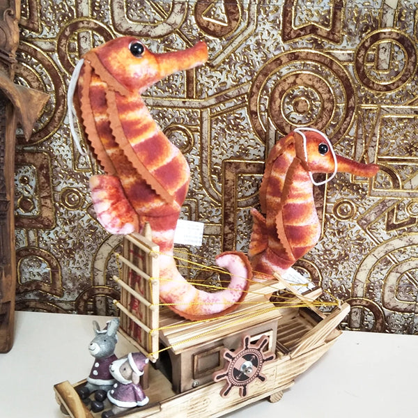 Children Stuffed Plush Toy Sea Horse Animals Hippocampus Birthday Gift