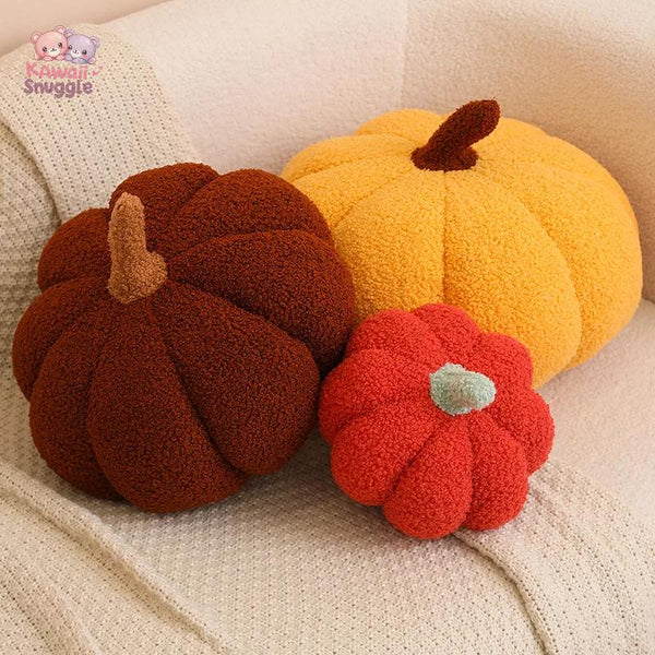 Nordic Halloween Soft Pumpkin Plush – A Cozy Autumn Companion Kawaii Snuggle