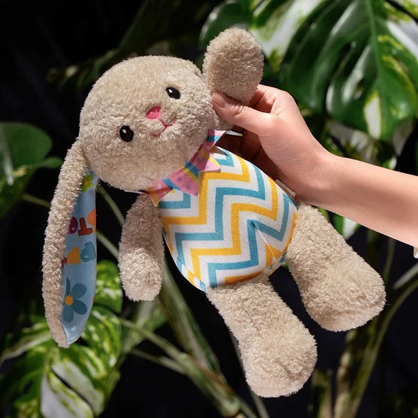 Fluffy Bunny Plush Toy Soft Stuffed Rabbit Doll Cute Baby Sleep Appease Pillow