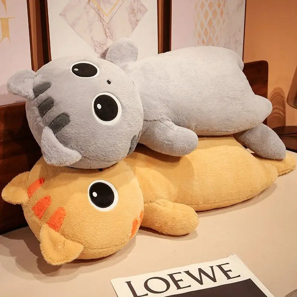Cute Cat Pillow Sleeping Long Pillow Leg Clamping Cloth Doll Bedhead Cushion