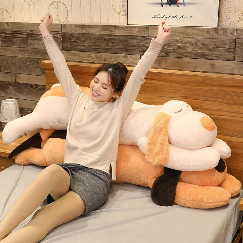 Papa Dog Plush Toy Men and Women Models Sleeping Pillow Bed Big Doll Pillow
