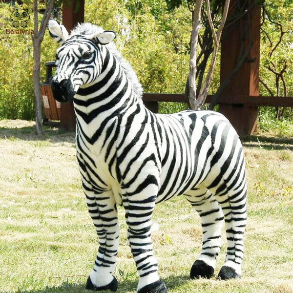 Children Stuffed Plush Toy Black And White Strip Zebra