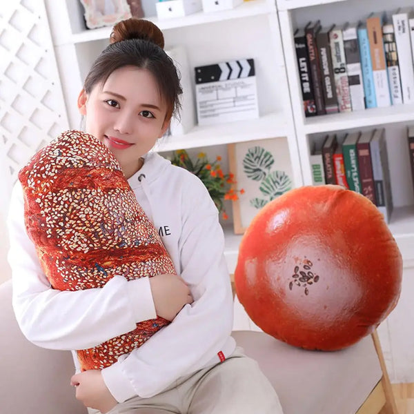Bread Pillow many kinds Realistic Food Cushion Plush Toy Soft Stuffed Doll Delicious