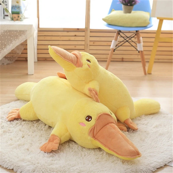 Cute Platypus Plush Toy – Long Mouth Duck Pillow for Kids and Cozy Room Decor
