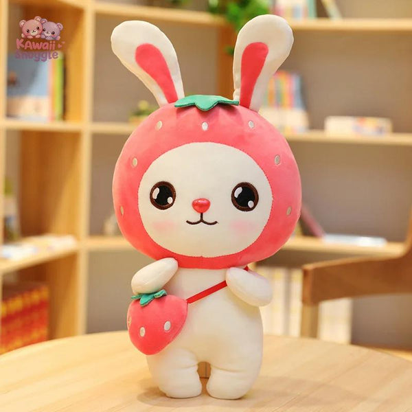 Cute Fruit Rabbit Plush Toys - Soft & Huggable Bunny Dolls