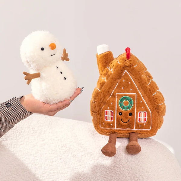 Cute Santa Claus & Elk Snowman Plush Toys – Bring the Holiday Spirit Home
