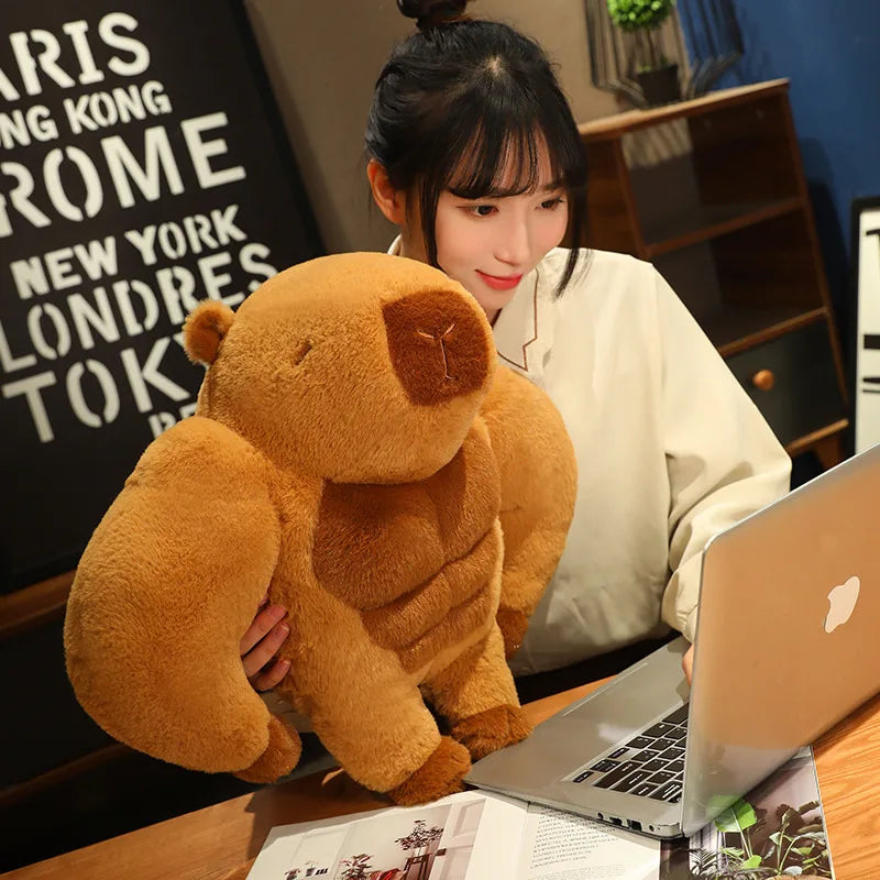 Muscle Capybara Plush Toy – The Buff Buddy You Never Knew You Needed