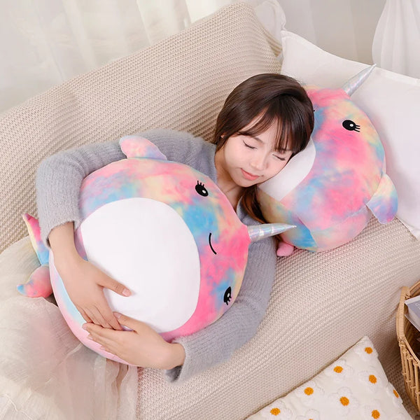 Kawaii Magic Unicorn Whale Plush Pillow A Dreamy Hug for Every Nap