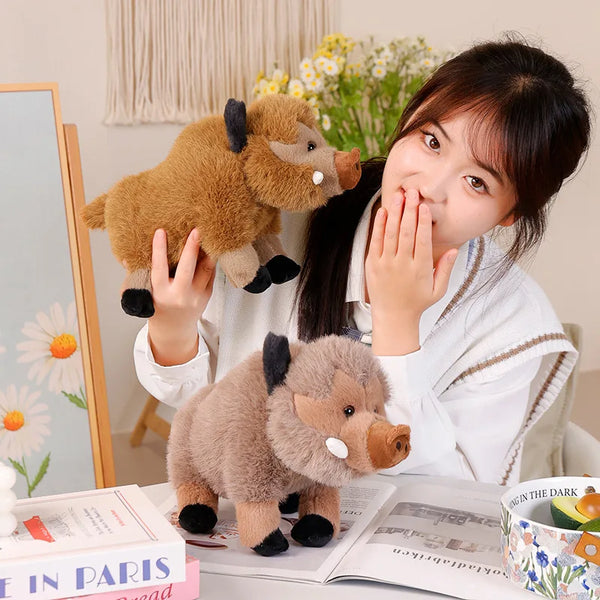 Wild Boar Plush Toy Wild Boar Doll Cute Mountain Pig Lovely Stuffed Doll