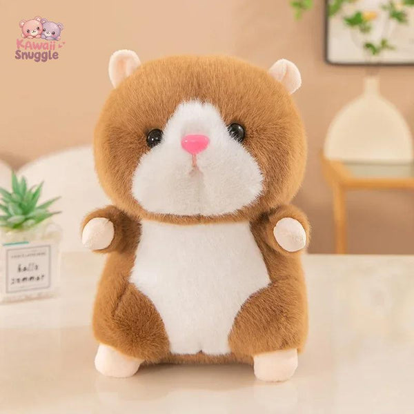 Cute Hamster Wear Hat Plush Toys