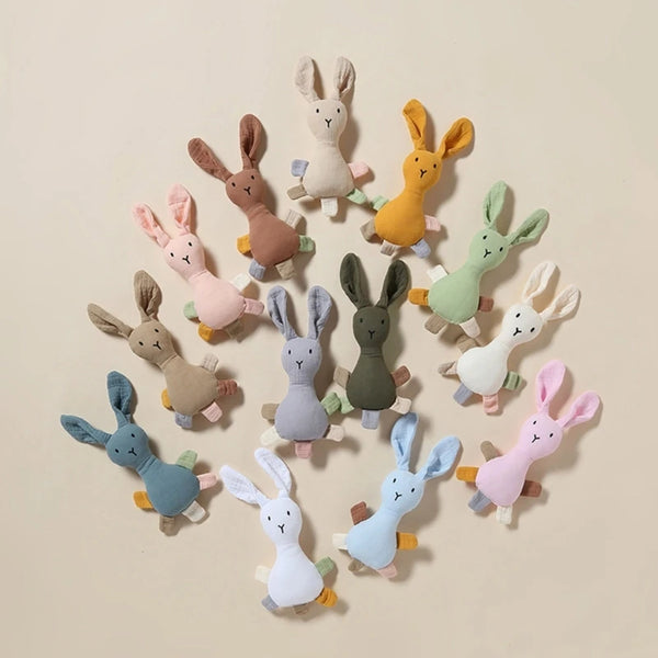 New Stuffed Bunny Doll Baby Rattle – A Gentle Friend for Every Coo and Giggle